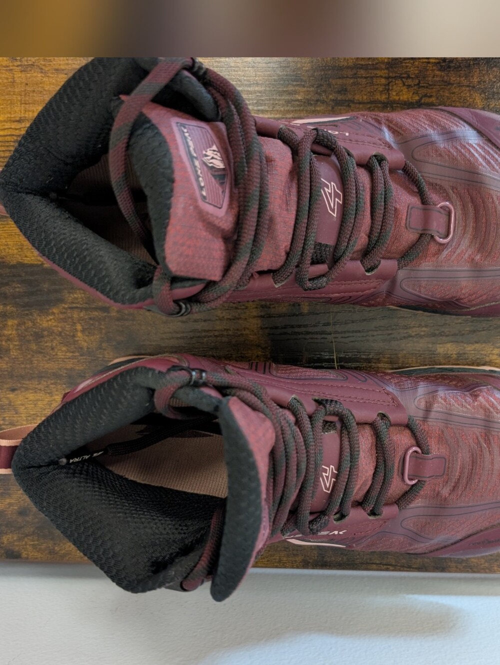 Altra 's Burgundy Lone Peak Hiking Boots - Picture 7 of 8